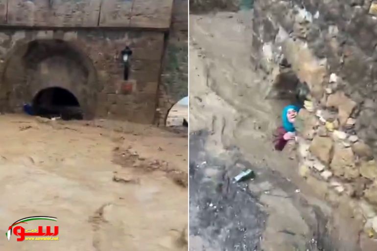 إنقاذ مسنّة مغربية حاصرتها السيول في مدينة آسفي