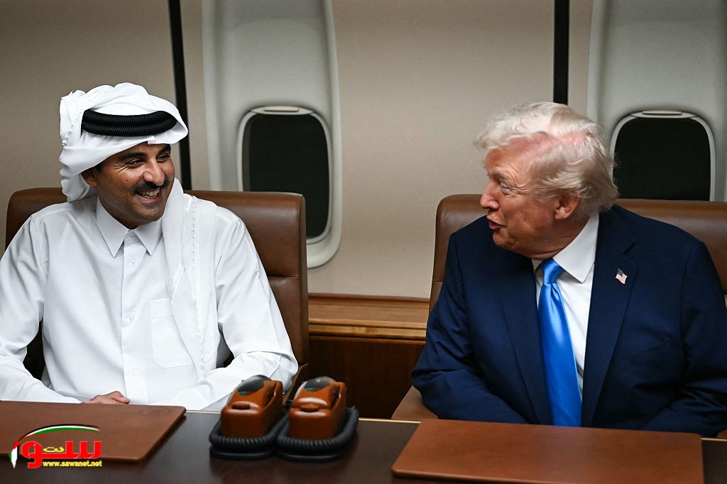 أمير قطر يبحث مع الرئيس الأمريكي جهود خفض التصعيد في المنطقة