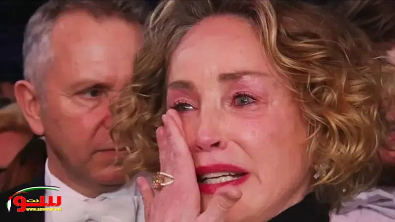 دموع شارون ستون تنهمر في حفل أوبرا فيينا ,, يعتبر الحفل الحدث الاجتماعي الأول في النمسا