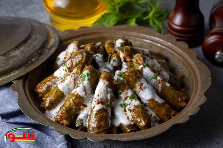 فتة ورق العنب