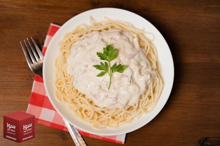 مكرونة وايت صوص