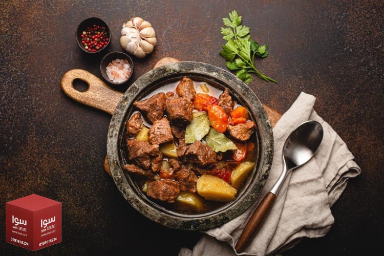 لحم بالبهارات العربية